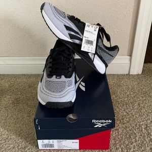 Reebok Black and White Athletic Shoes